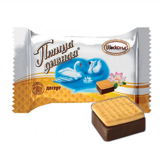 Птица дивная — вафельный десерт